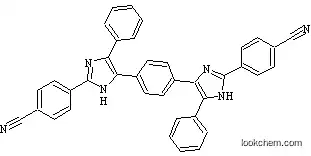 4-(5-{4-[2-(4-cyanophenyl)-5-phenyl-1H-imidazol-4-yl]phenyl}-4-phenyl-1H-imidazol-2-yl)benzonitrile